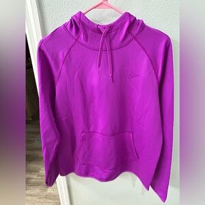 Nike therma fit purple hoodie